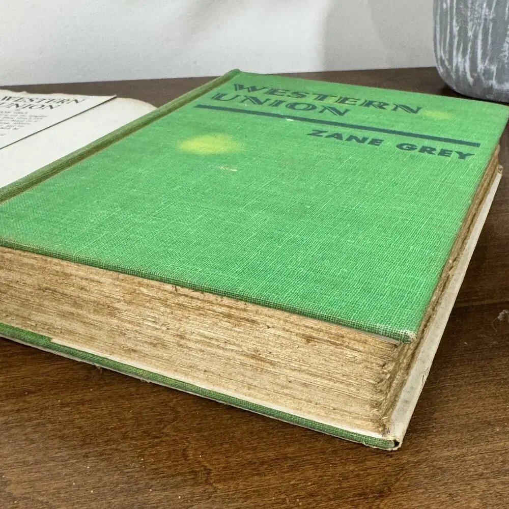 Western Union by Zane Grey 1939 Grosset & Dunlap Hardcover w/ Dust Jacket